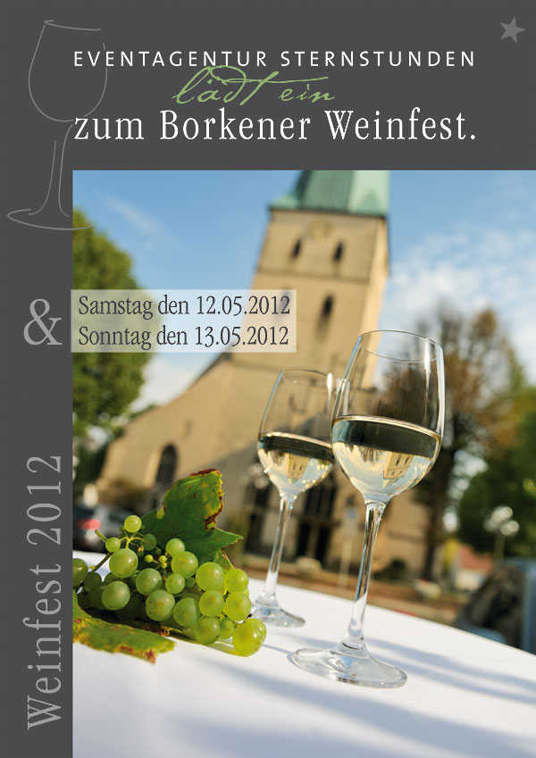 Weinfest Borken 2012, Poster